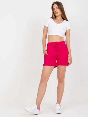 Basic fuchsia sweatpants with pockets RUE PARIS