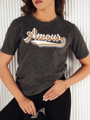 AMOURETTE women's t-shirt black Dstreet