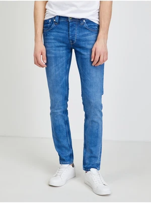 Modré pánské slim fit džíny Pepe Jeans Cash - Pánské