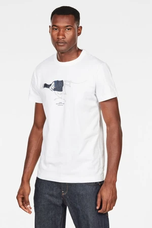 G-STAR T-shirt - 30yr r t ss white