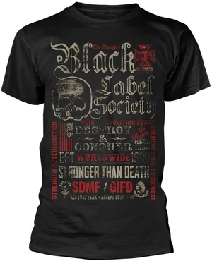 Black Label Society T-shirt Destroy & Conquer Black S