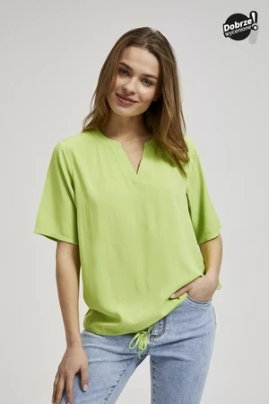 Women's T-shirt MOODO - green kiwi