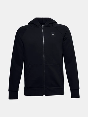 Under Armour Mikina UA RIVAL FLEECE FZ BLUZA Z KAPTUREM-BLK