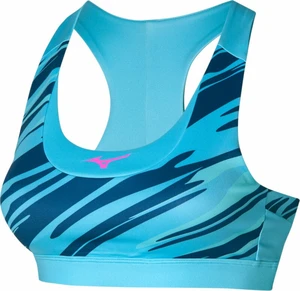 Mizuno Alpha Graphic Bra Maui Blue L Biustonosz do biegania