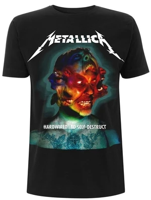 Metallica Camiseta de manga corta Hardwired Album Cover Unisex Black L