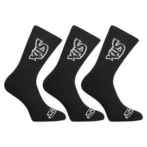 3PACK high black socks Styx