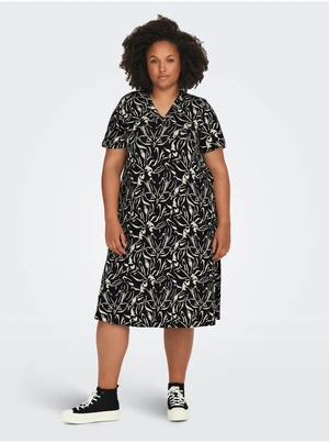 Black Women's Patterned Dress ONLY CARMAKOMA Fyrla - Women