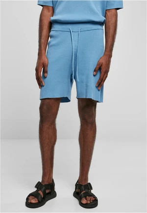 Ribbed shorts horizontal blue