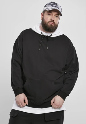 Oversized Hooded Crew Black