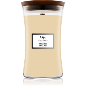 Woodwick Vanilla Musk vonná sviečka 610 g