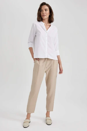 DEFACTO jogger Linen Look Pants