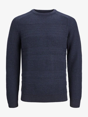 Dark blue men's sweater by Jack & Jones Davis