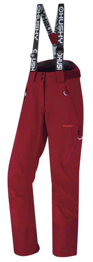 Husky  Mitaly L bordo, XL Dámske lyžiarske nohavice