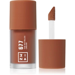 3INA The No-Rules Cream multifunkčné líčidlo na oči, pery a tvár odtieň 677 - Medium, neutral brown 8 ml