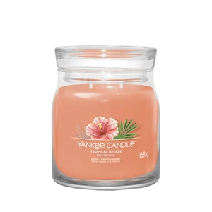 YANKEE CANDLE Signature Vonná svíčka střední 2 knoty Tropical Breeze 368 g