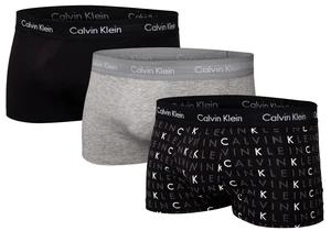 Boxer uomo  Calvin Klein Calvin_Klein_Trunks_U2664G_YKS_3Pack_Black/Grey