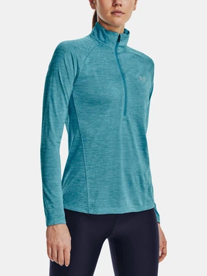 Under Armour T-Shirt Tech 1/2 Zipper - Twist-BLU - Women