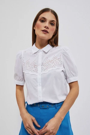 LADIES SHIRT L-KO-4040 WHITE