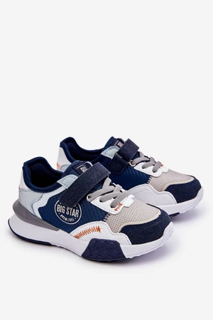 Kids Sneakers Memory Foam System Big Star LL374225 Navy Blue