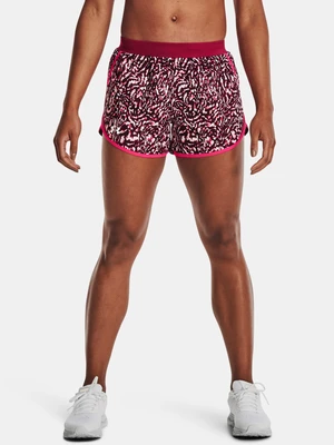 Under Armour Shorts UA Fly By 2.0 Printed Short -PNK - Women