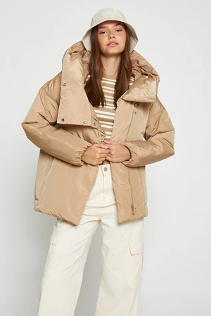 Koton Women's Beige Coat