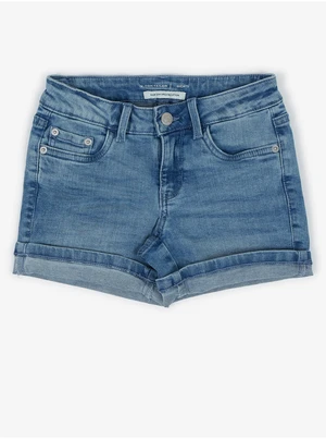 Light Blue Girly Denim Shorts Tom Tailor - Girls