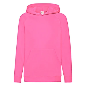 Pink Children's Hoodie Fruit of the Loom