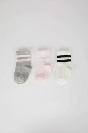 DEFACTO BabyGirl 3 piece Long sock