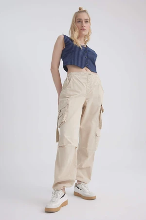 DEFACTO Parachute Poplin Trousers