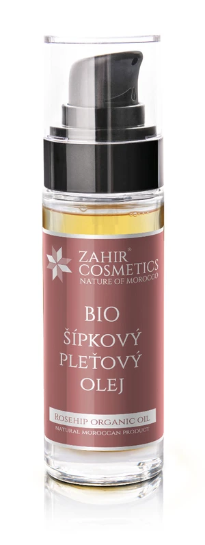 ZAHIR COSMETICS Šípkový pleťový olej BIO s pumpičkou 30 ml