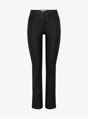 Black women's faux leather pants ONLY Fern - Women