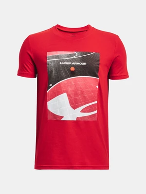 Under Armour T-Shirt UA BBALL OUTSIDE SS-RED - Boys