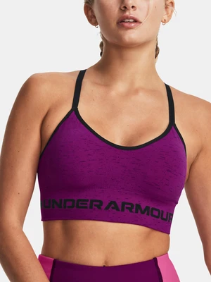 Under Armour Bra UA Seamless Low Long Htr Bra-PPL - Women