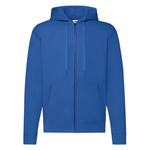 Blue Zippered Hoodie Classic Fruit of the Loom