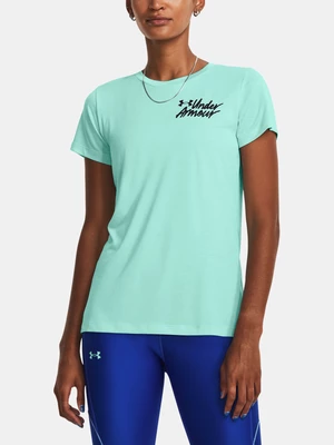 Under Armour Tech Twist Graphic SS Turquoise Sports T-Shirt