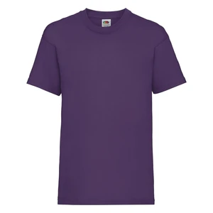 Purple Fruit of the Loom Cotton T-shirt