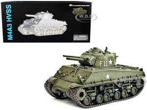 United States M4A3 HVSS POA-CWS-H5 Flamethrower Tank Olive Drab F11 "Korea" (1951) "NEO Dragon Armor" Series 1/72 Plastic Model by Dragon Models