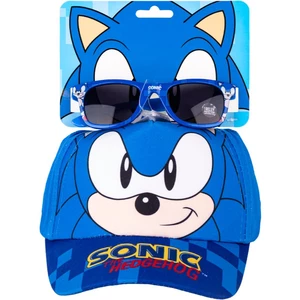 Sonic the Hedgehog Set Cap & Sunglasses sada pro děti 3+ years Size 53 cm 2 ks