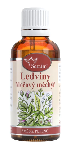 SERAFIN Obličky a močový mechúr - tinktúra zo zmesi púčikov 50 ml