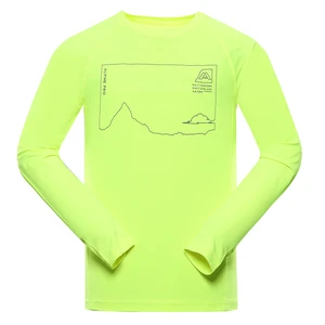 Men's quick-drying T-shirt ALPINE PRO AMAD neon safety yellow variant pb