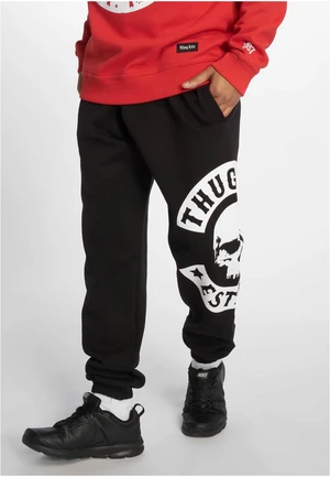 Thug Life B.Camo Sweatpants Black/White