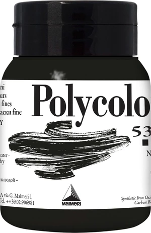 Maimeri Vynil Polycolor Farba akrylowa Black 530 500 ml 1 szt