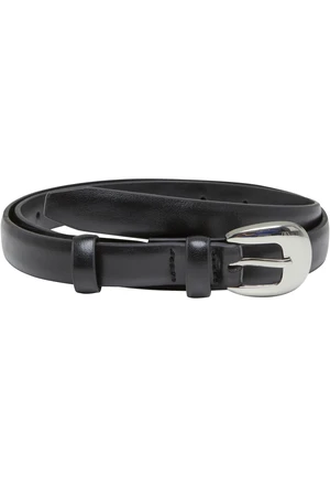 Chunky Buckle belt black/silver color