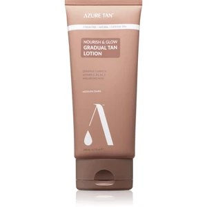 Azure Tan Nourish & Glow samoopalovací krém na tělo odstín Medium/Dark 200 ml