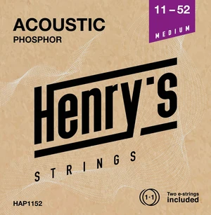 Henry's Phosphor 11-52 Saiten für Akustikgitarre