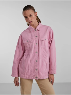 Pink Women's Oversize Denim Jacket Pieces Tika - Women's