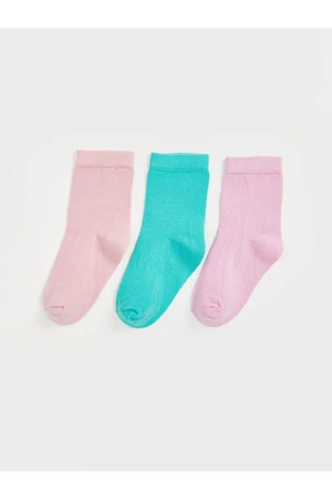 LC Waikiki 3-Pack Basic Baby Girl Socks