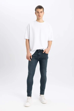 DEFACTO Super Skinny Extra Tight Fit Normal Waist Extra Narrow Leg Jean Trousers