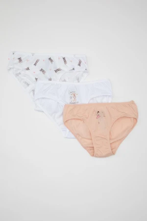 DEFACTO Girl's 3-Piece Slip Panties