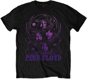 Pink Floyd Tricou Purple Swirl Unisex Black M